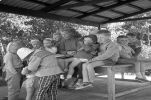 Bilde av Husmorleir 1959